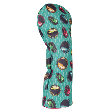 Green Bottle Cap Driver Head Cover